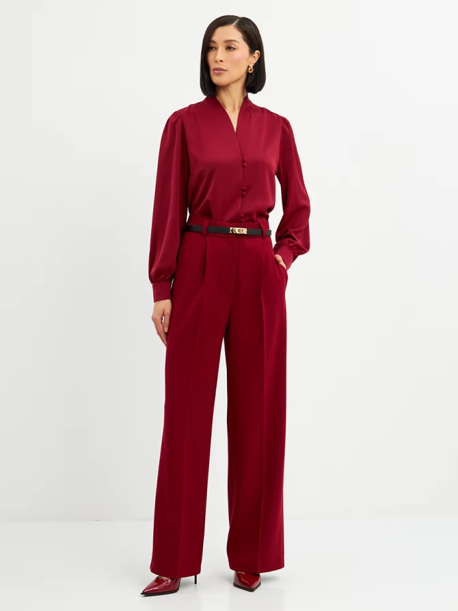 Блузка OD-735-17 бордовый