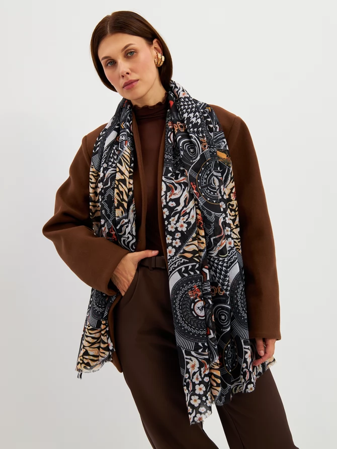 Палантин женский KSH25-K1253