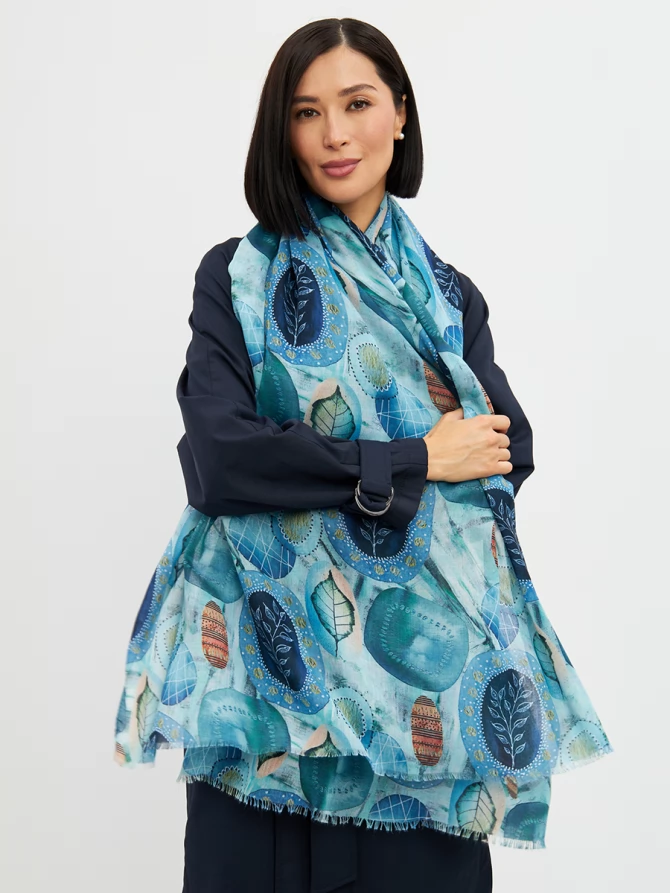 Палантин женский KSH25-K12517