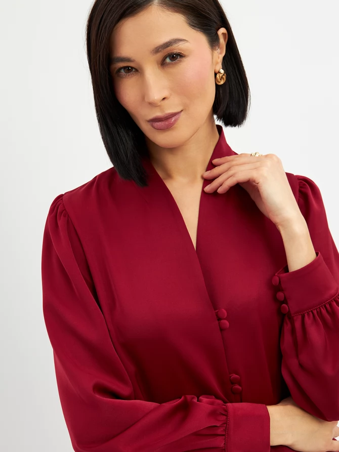 Блузка OD-735-17 бордовый