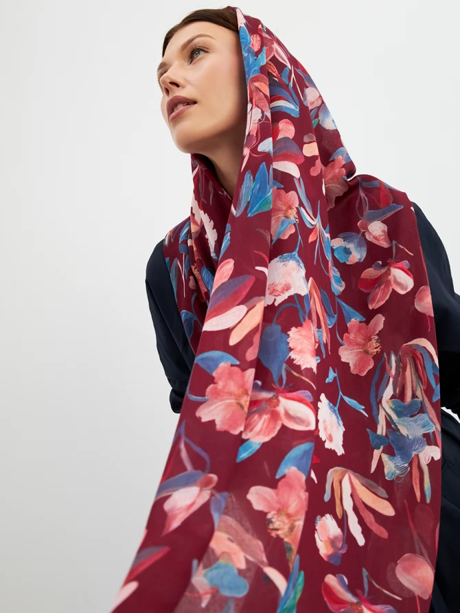 Палантин женский KSH25-1253-2