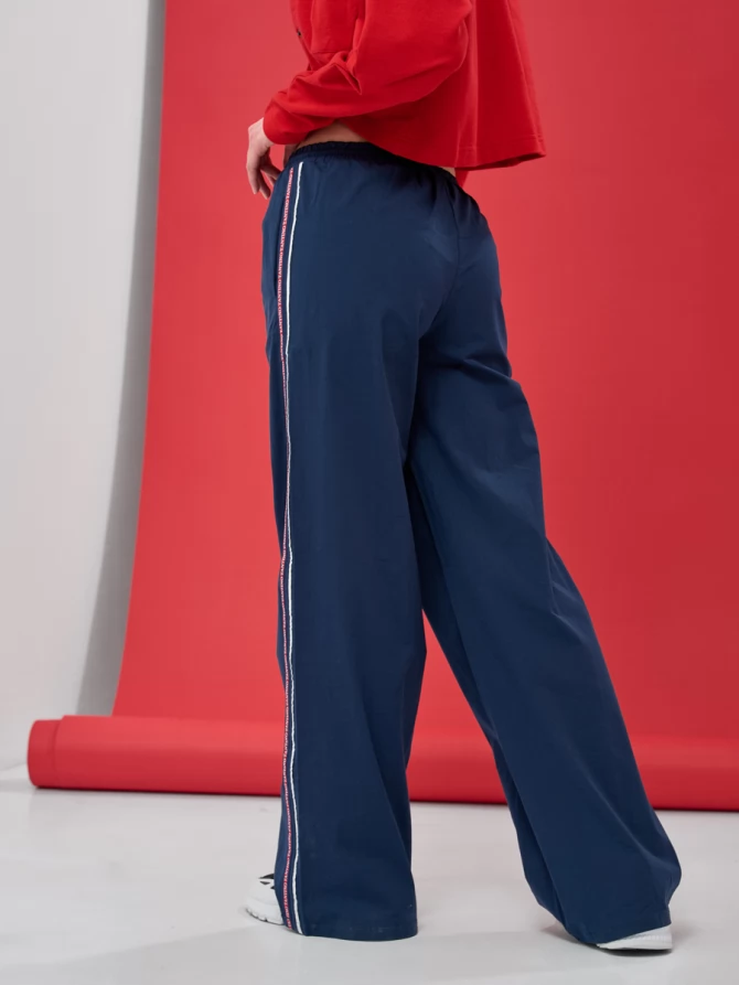 Брюки с тесьмой