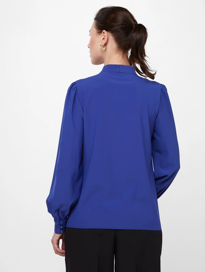 Блузка прямого силуэта электрик OD-735-12