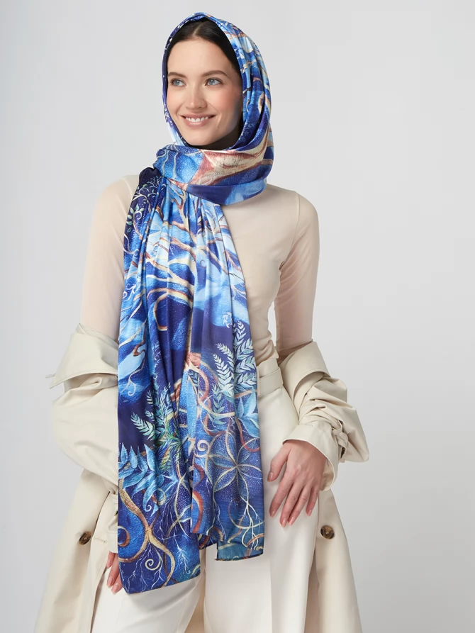 Палантин женский KSH16-1457-3