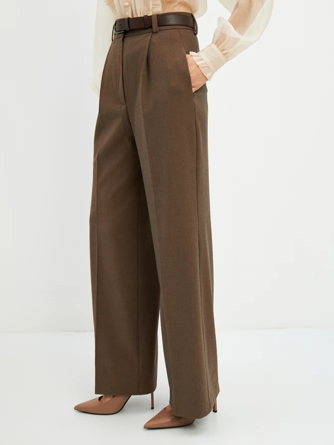 Брюки костюмка OD-825-1 коричневый