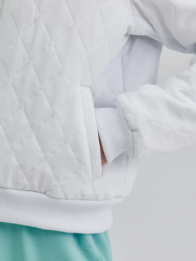 Бомбер стеганый на резинке