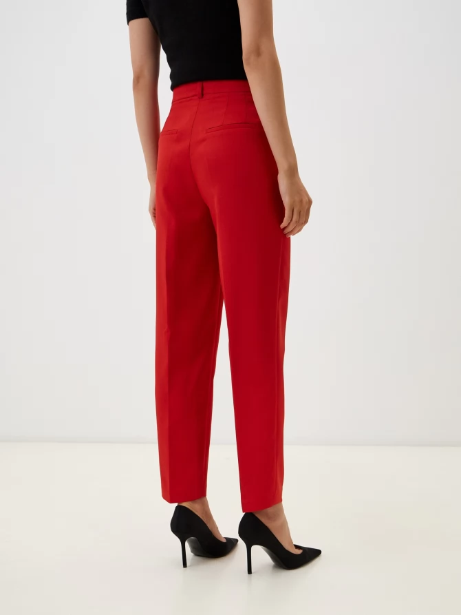 Брюки укороченные OD-877-4 бордо