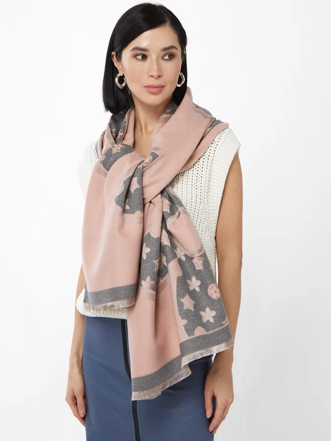 Палантин двусторонний с орнаментом