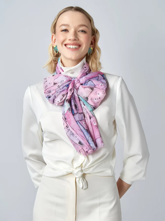 Палантин женский KSH16-128-2