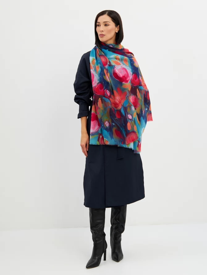 Палантин женский KSH25-1254-2