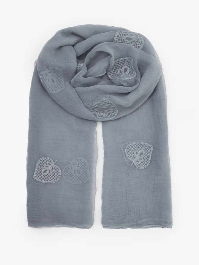 Палантин женский с вышивкой Арт-Деко BB-1351-1