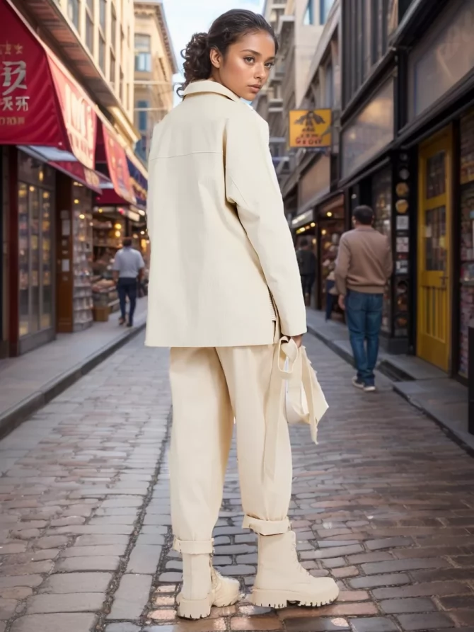 Куртка-рубашка оверсайз из вельвета