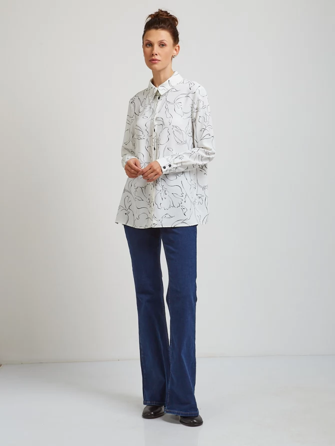 Блузка OD-814-2 белая