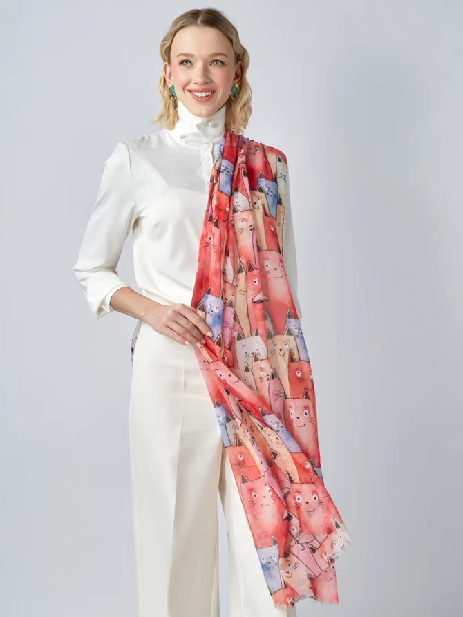 Палантин женский KSH16-128-5