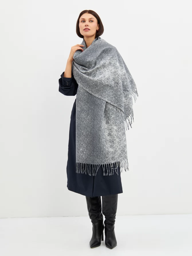 Двусторонний палантин с градиентом