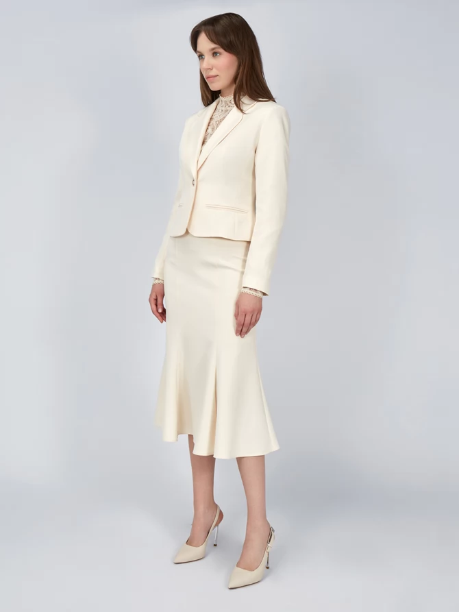 Жакет укороченный  OD-823-1 бежевый