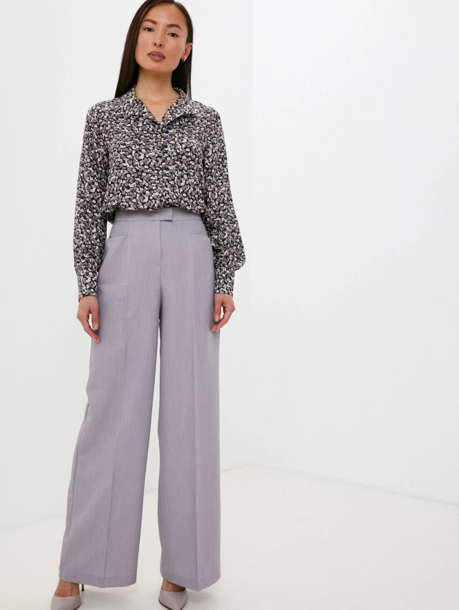 Брюки палаццо со стрелками