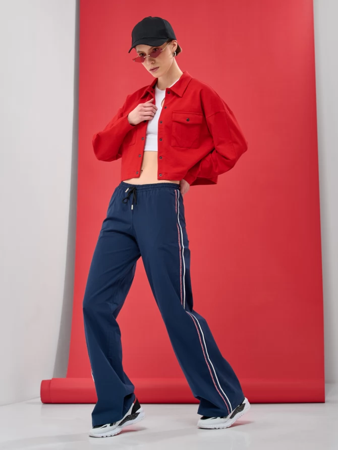 Брюки с тесьмой