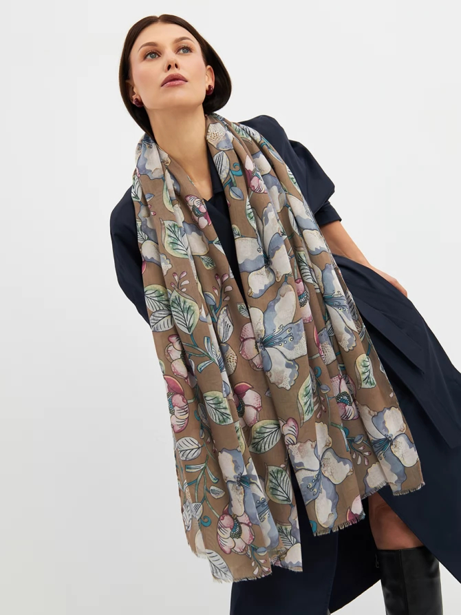 Палантин женский KSH25-K1258