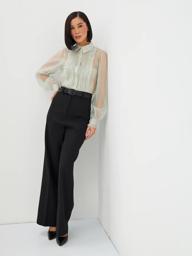 Брюки прямые OD-878-1 черный