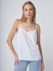 Топ с сеткой на бретелях OD-875-1 белый
