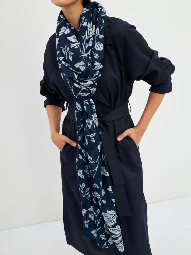 Палантин женский с принтом