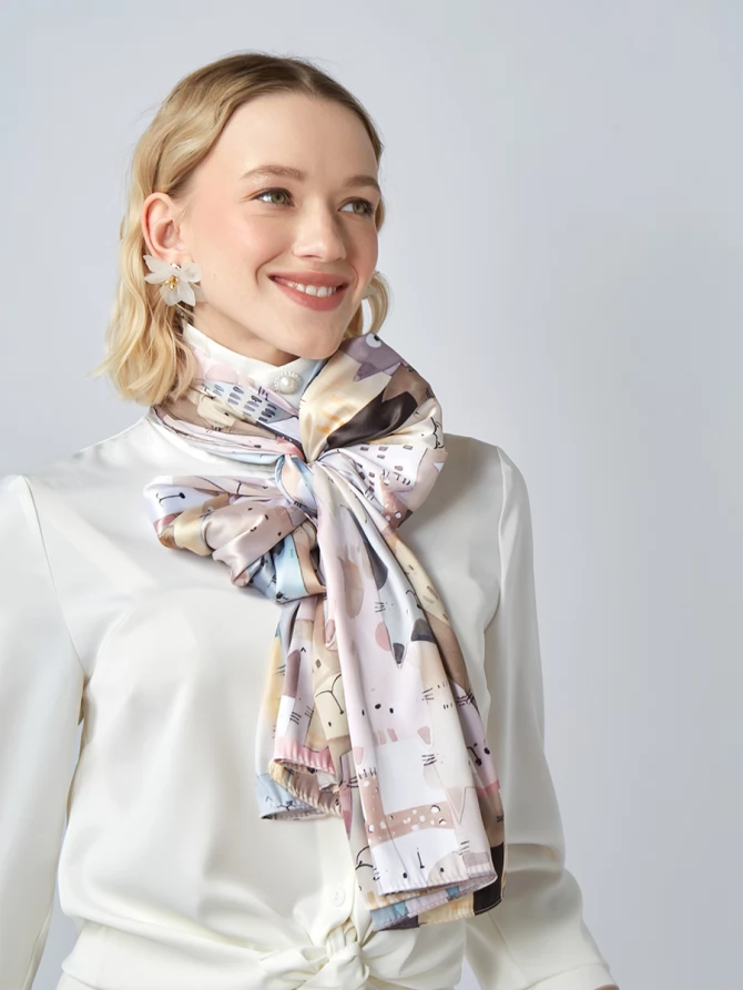 Палантин женский KSH16-145-1