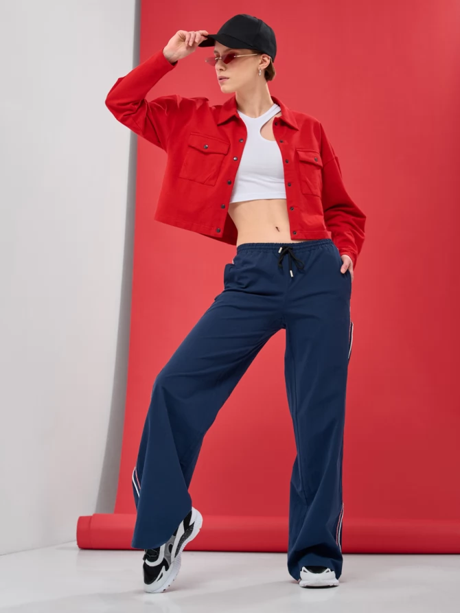 Брюки с тесьмой