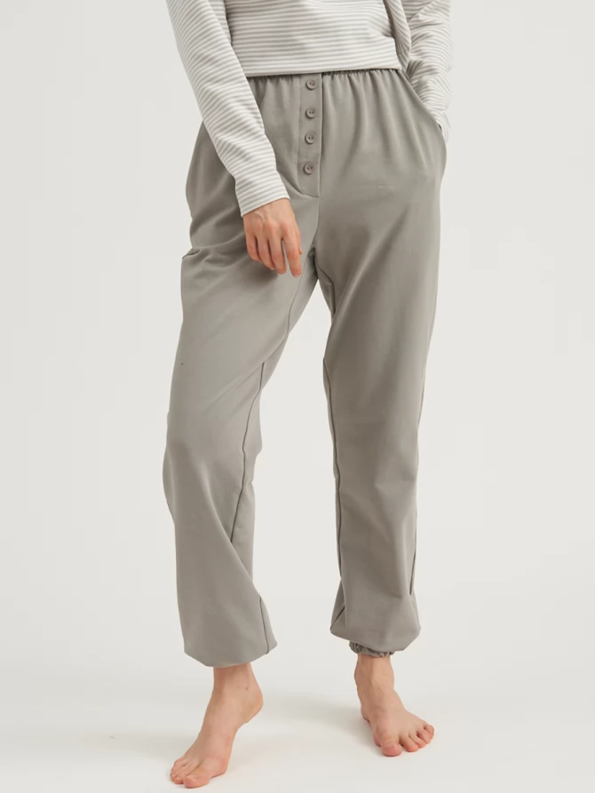 Лонгслив на пуговицах