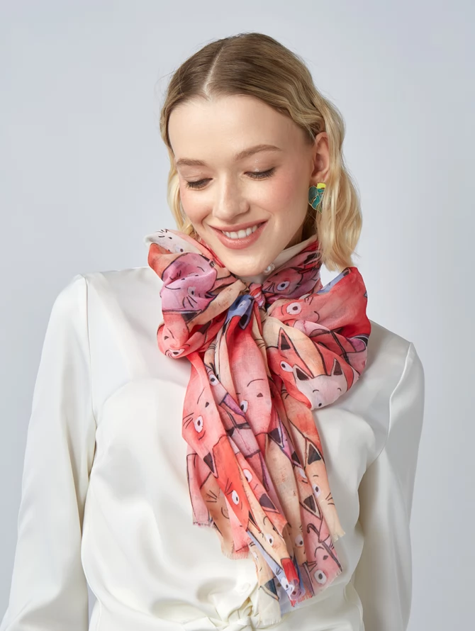 Палантин женский KSH16-128-5