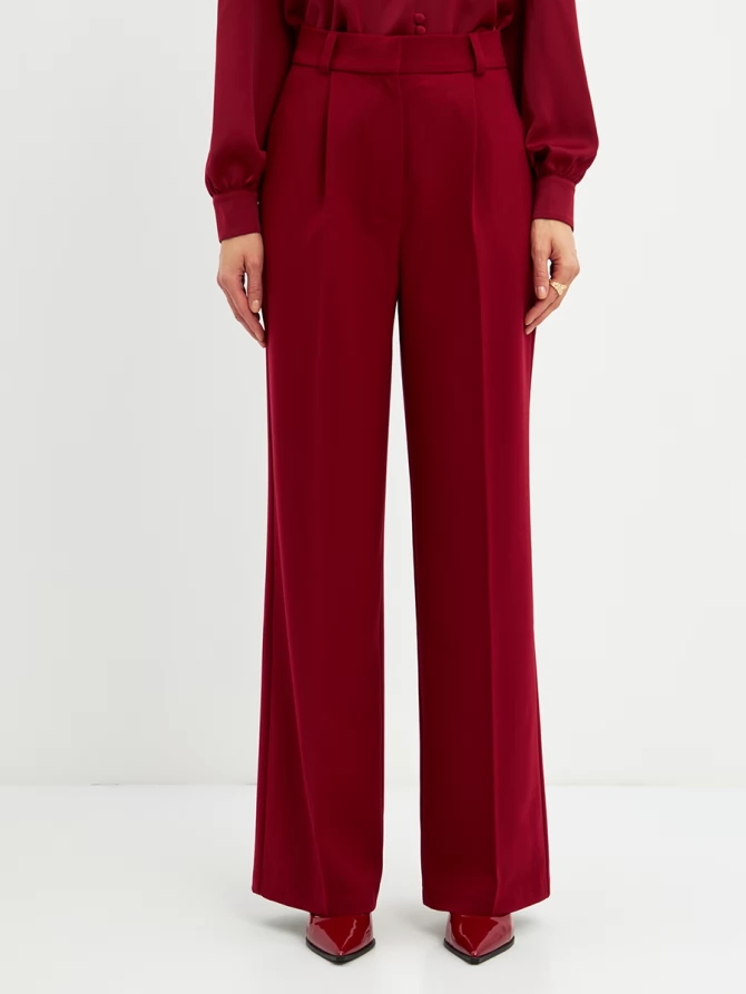 Брюки костюмка OD-825-4 бордо