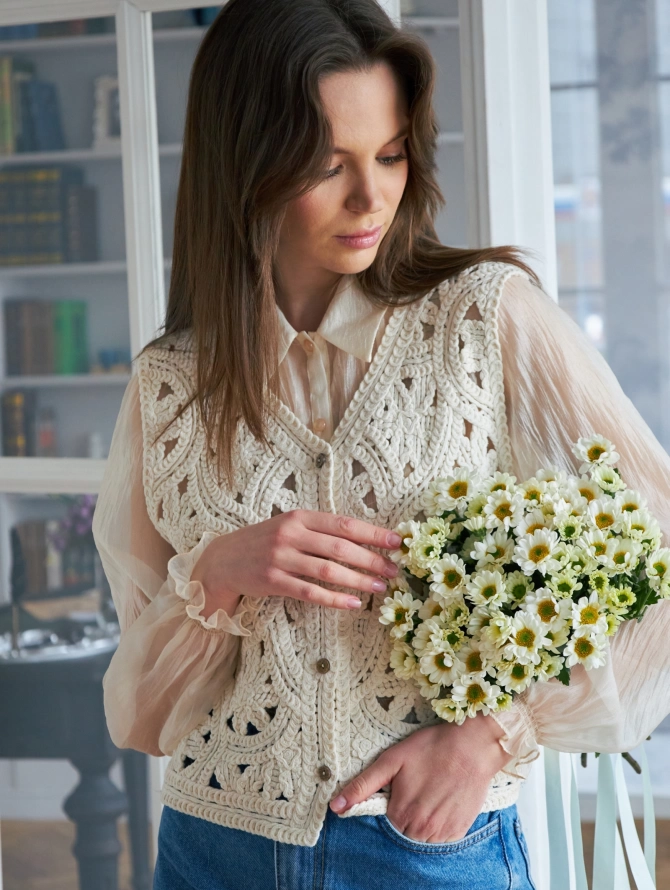 Жилет вязаный OD-001-1