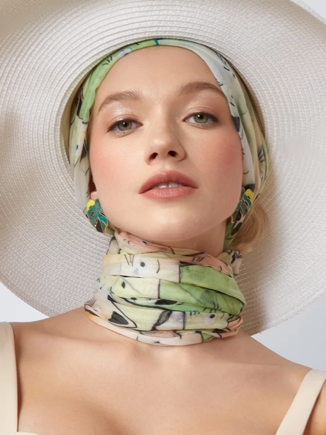 Палантин женский KSH16-128-3