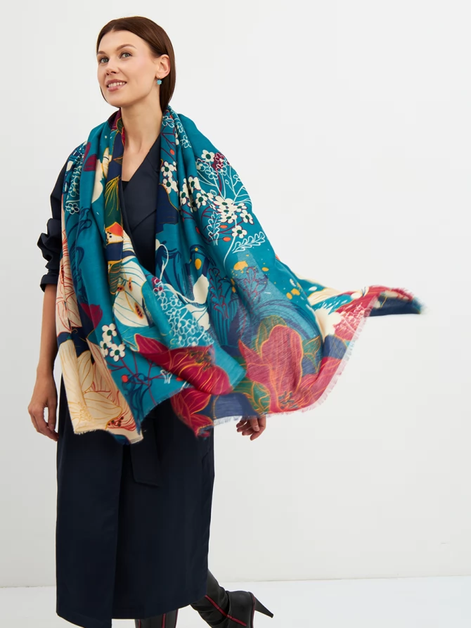 Палантин женский SHU25-10-2