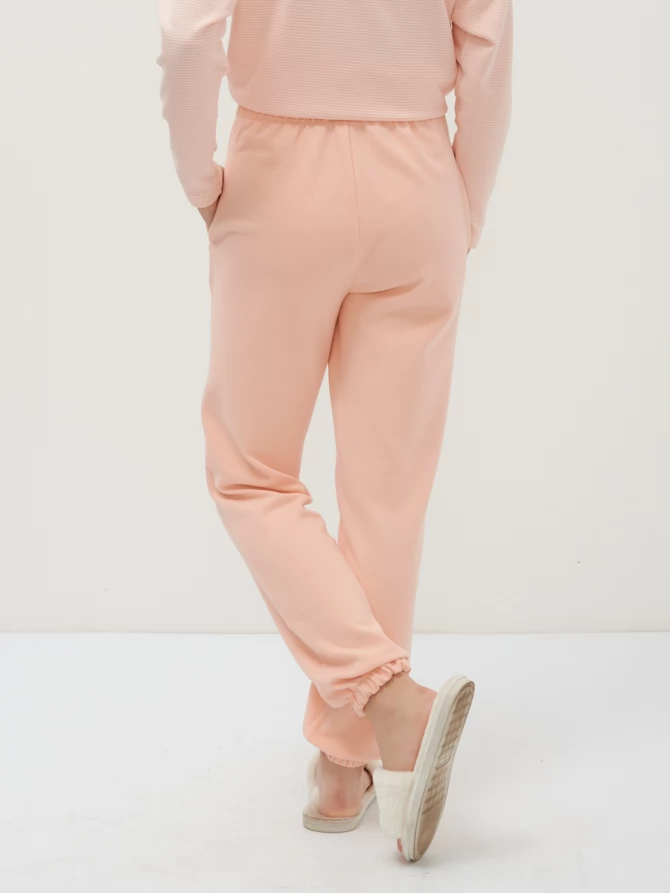 Костюм лонгслив и брюки на пуговицах