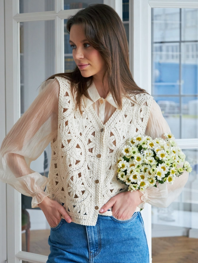 Жилет вязаный OD-001-1