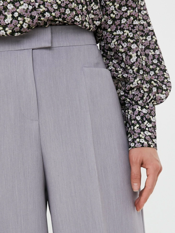 Брюки палаццо со стрелками