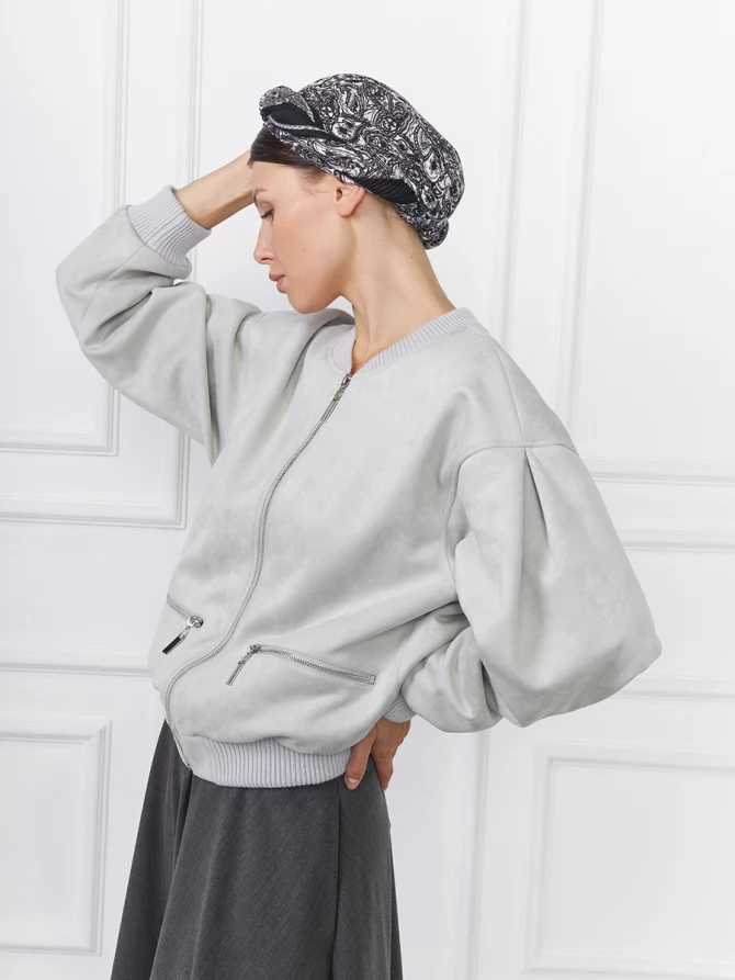 Платок с узором из жатой ткани SPR-854-3