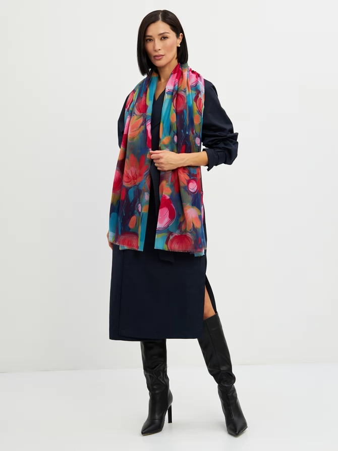 Палантин женский KSH25-1254-2