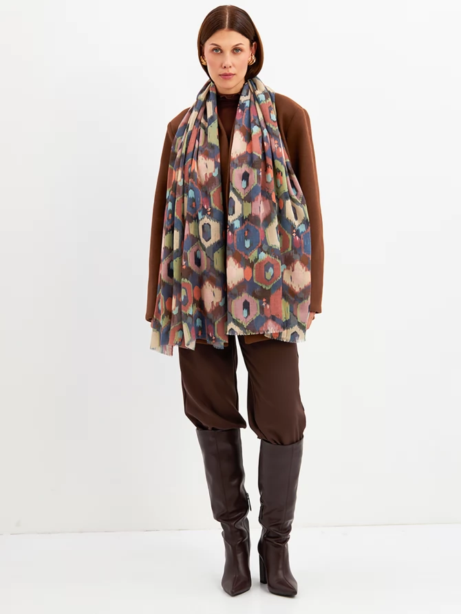 Палантин женский KSH25-K1251