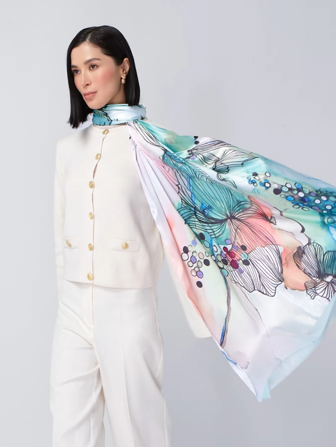 Палантин женский KSH16-1453-4