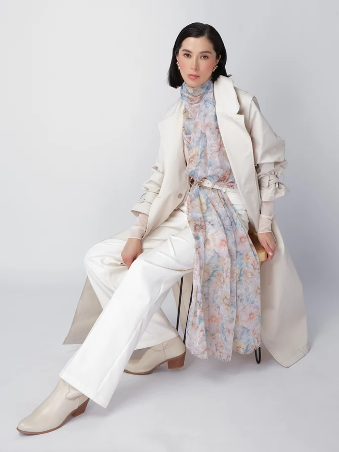 Палантин женский KSH16-124-3