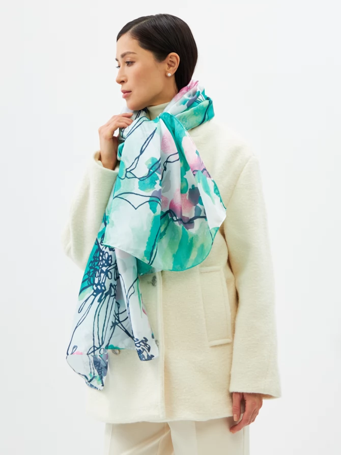 Палантин женский D2-1351-4