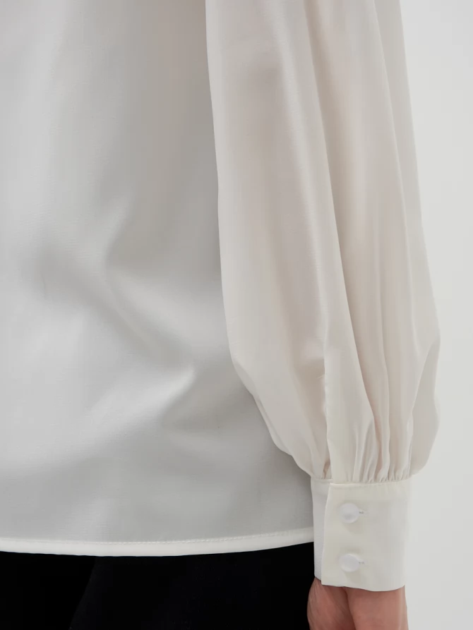 Блузка с рюшами из шифона