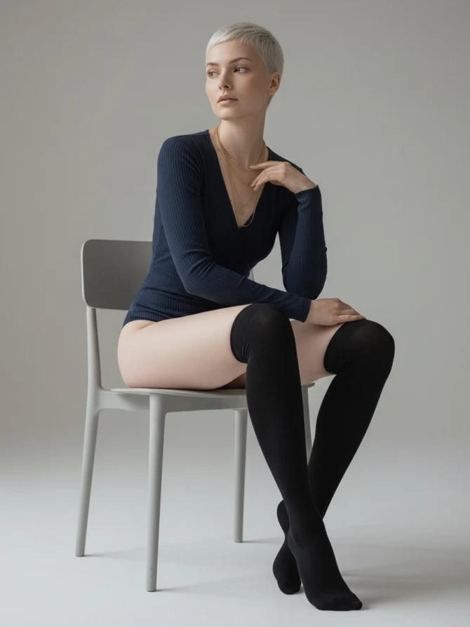 Боди в рубчик