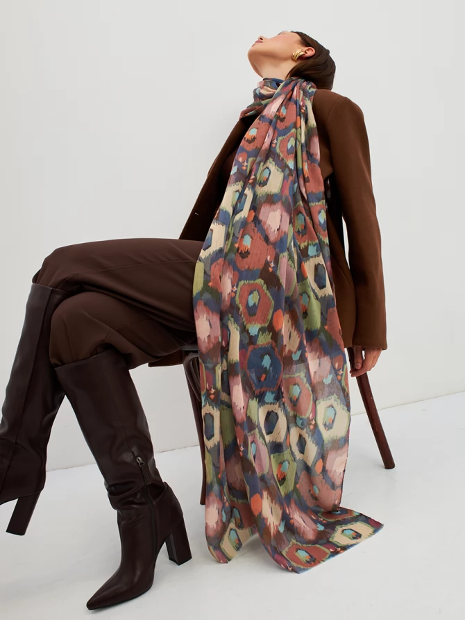 Палантин женский KSH25-K1251