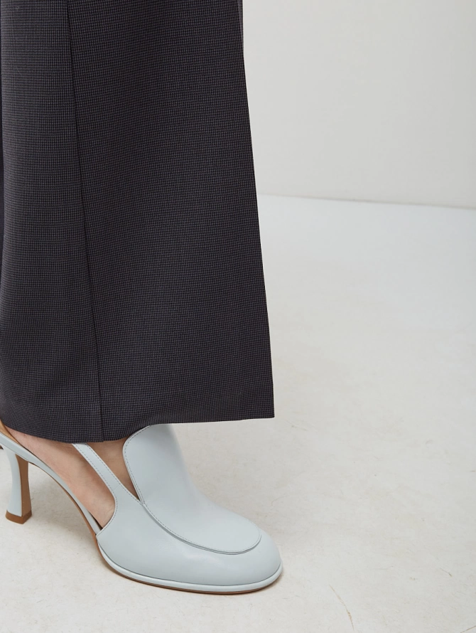 Брюки-клеш OD-822-1 серый