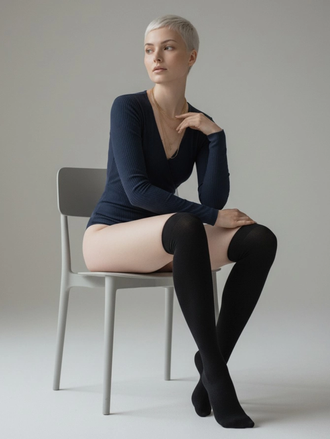 Боди в рубчик