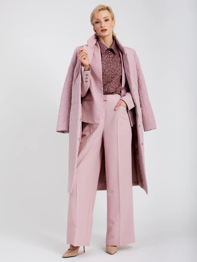 Пальто стеганое