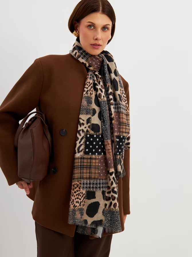 Палантин женский KSH25-K1255